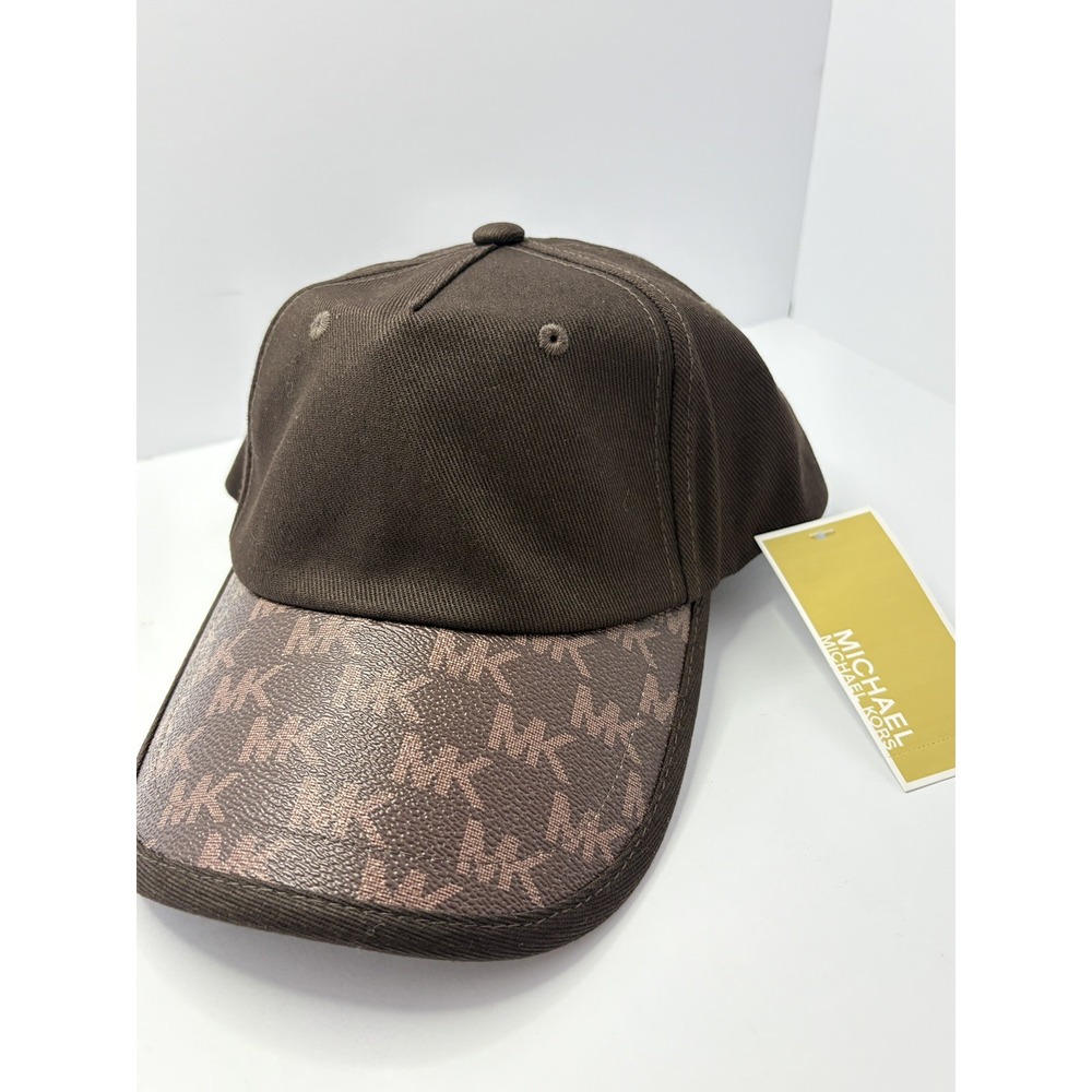 Michael Kors Women's Adjustable Brown Cap One Size NWT